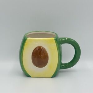 World Market Green Avocado Ceramic Coffee Mug 14.3oz